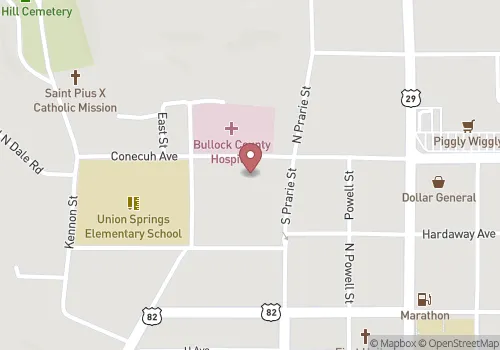 Bullock County Vital Records Map