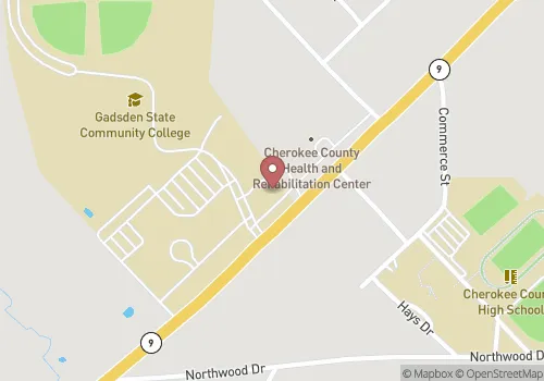 Cherokee County Vital Records Map