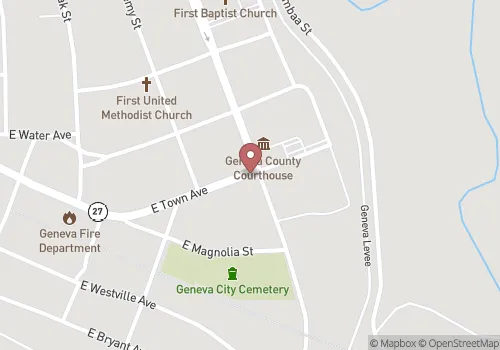 Geneva County Vital Records Map