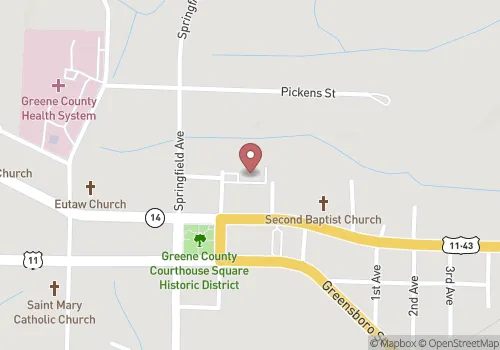 Greene County Vital Records Map