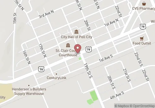 St. Clair County Vital Records Map