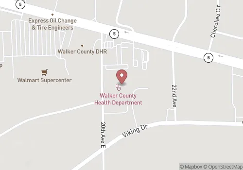 Walker County Vital Records Map