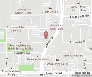 Maricopa County Vital Records - East Valley Office Map