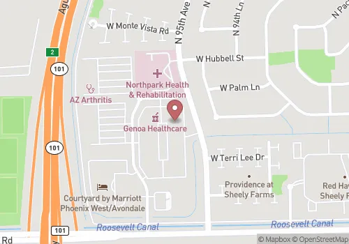 Maricopa County Vital Records - West Valley Office Map