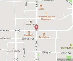 Lincoln County Health Unit - Star City Map
