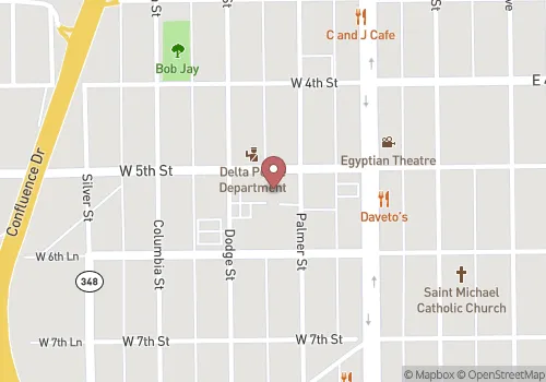 Delta County Vital Records Map