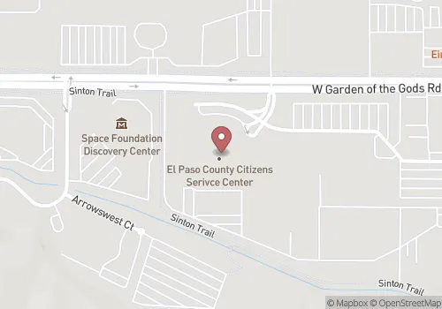 El Paso County Vital Records Map