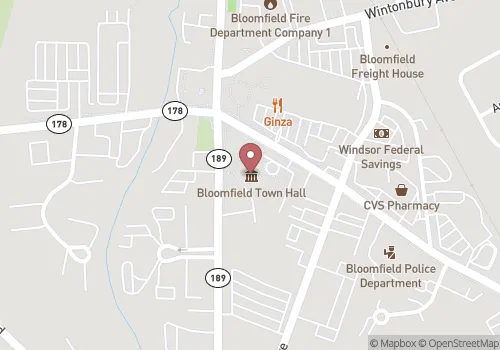 Bloomfield Town Clerk Map