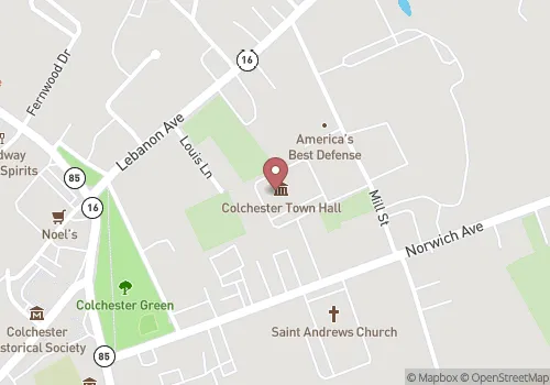 Colchester Town Clerk Map