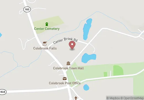 Colebrook Town Clerk Map