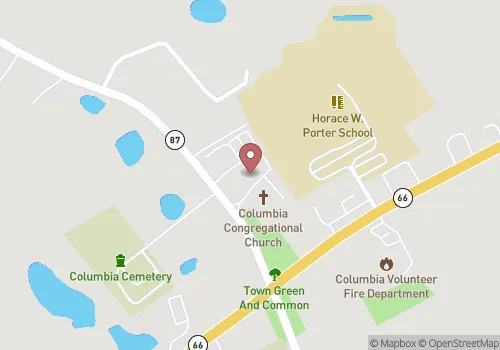 Columbia Town Clerk Map