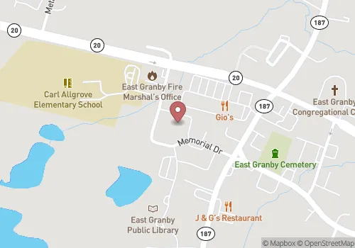 East Granby Town Clerk Map