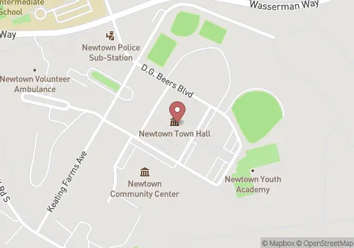 Newtown Town Clerk Map