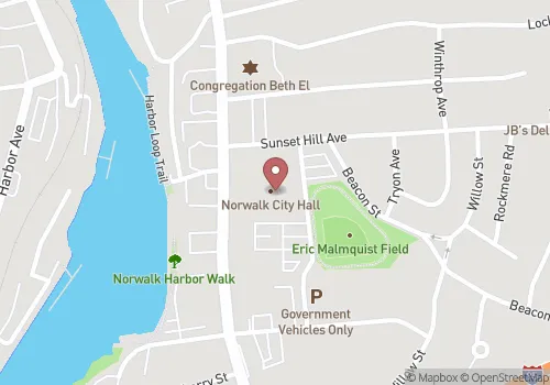 Norwalk Town Clerk Map