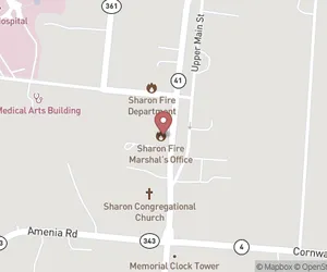 Sharon Town Clerk Map