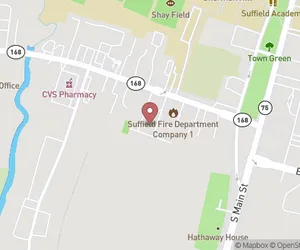 Suffield Town Clerk Map