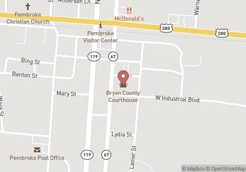 Bryan County Probate Court Map