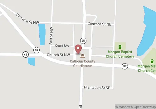 Calhoun County Probate Court Map