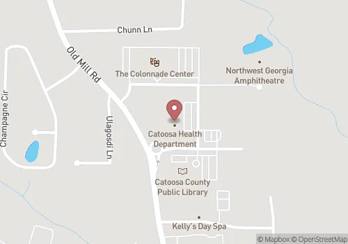 Catoosa County Health Department Map
