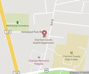 Charlton County Health Department Map