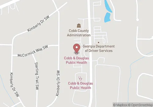 Cobb County Health Department Map