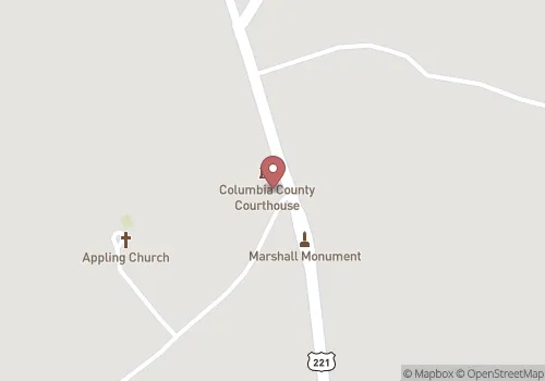 Columbia County Probate Court Map