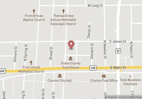 Evans County Probate Court Map