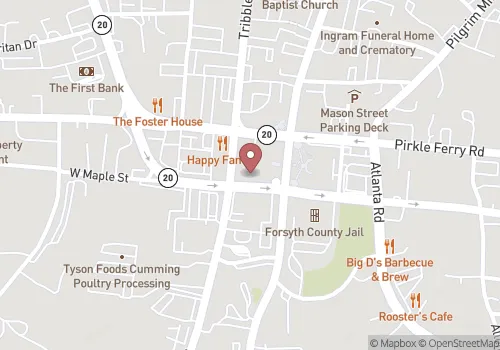 Forsyth County Probate Court Map