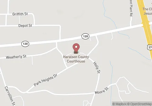 Haralson County Probate Court Map