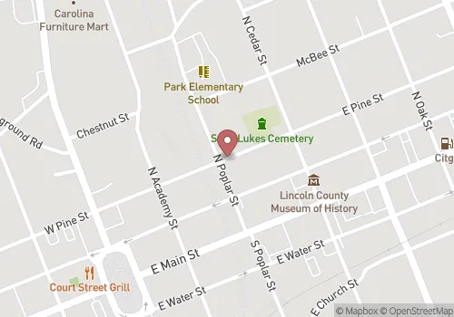 Lincoln County Health Department Map