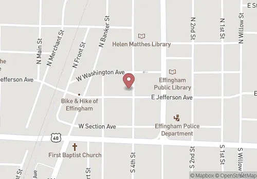 Effingham County Clerk Map