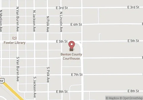 Benton County Health Department Map