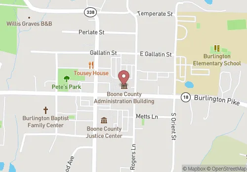 Boone County Clerk Map