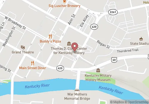 Kentucky Historical Society Map