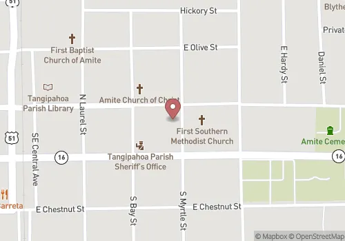 Tangipahoa - Amite Parish Clerk of Court Map