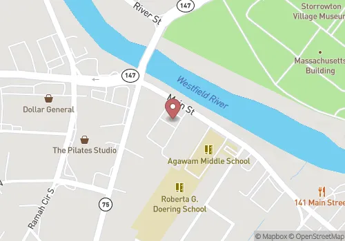 Agawam Town Hall Map