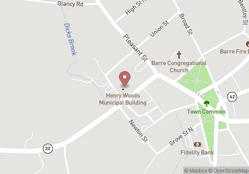 Barre Town Clerk Map