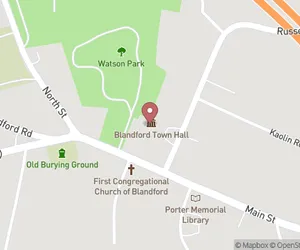 Blandford Town Hall Map