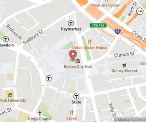 Boston City Hall Map