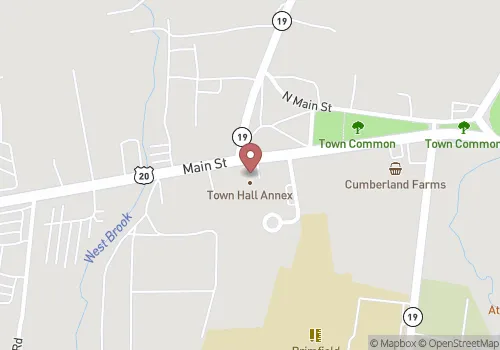 Brimfield Town Clerk Map