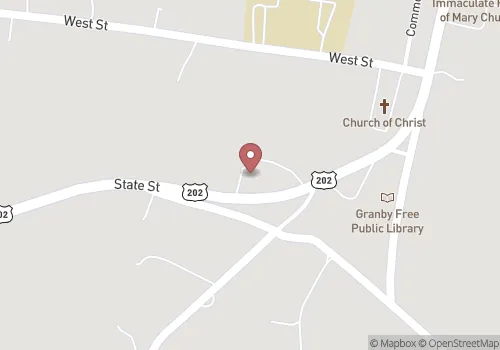 Granby Town Clerk Map