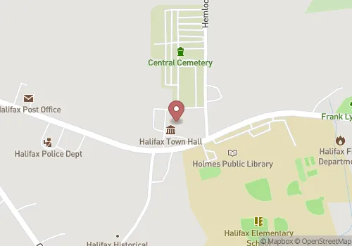 Halifax Town Clerk Map