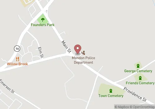 Mendon Town Clerk Map