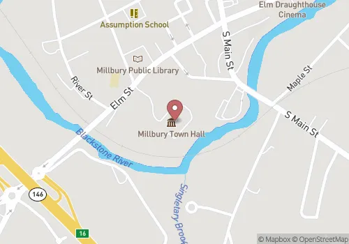 Millbury Town Clerk Map