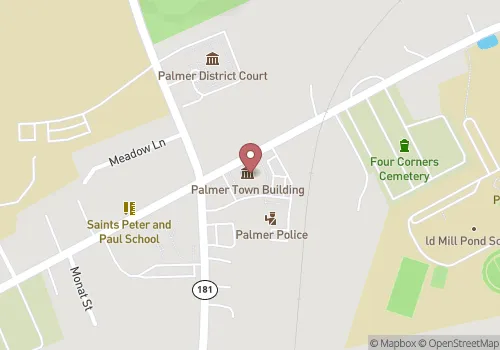 Palmer Town Clerk Map