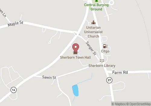 Sherborn Town Clerk Map