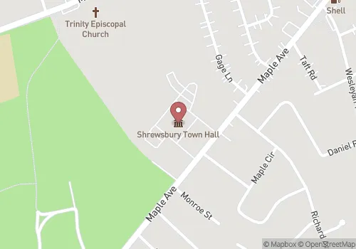 Shrewsbury Town Clerk Map