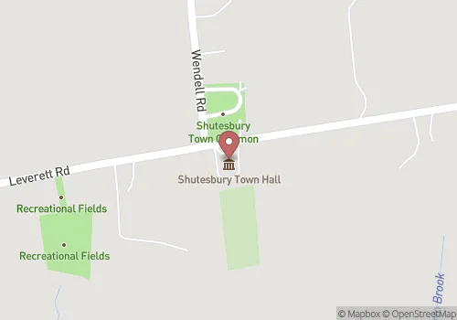 Shutesbury Town Clerk Map