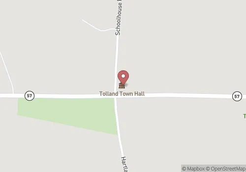 Tolland Town Clerk Map