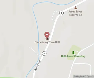 Town Clerk/Clarksburg Town Hall Map